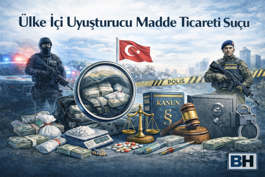 Uyuşturucu uyarıcı madde ticareti eroin afyon morfin koka yaprağı kokain hint keneviri sentetik depresan hukuk avukat emdirilmiş ruhsata bağlı