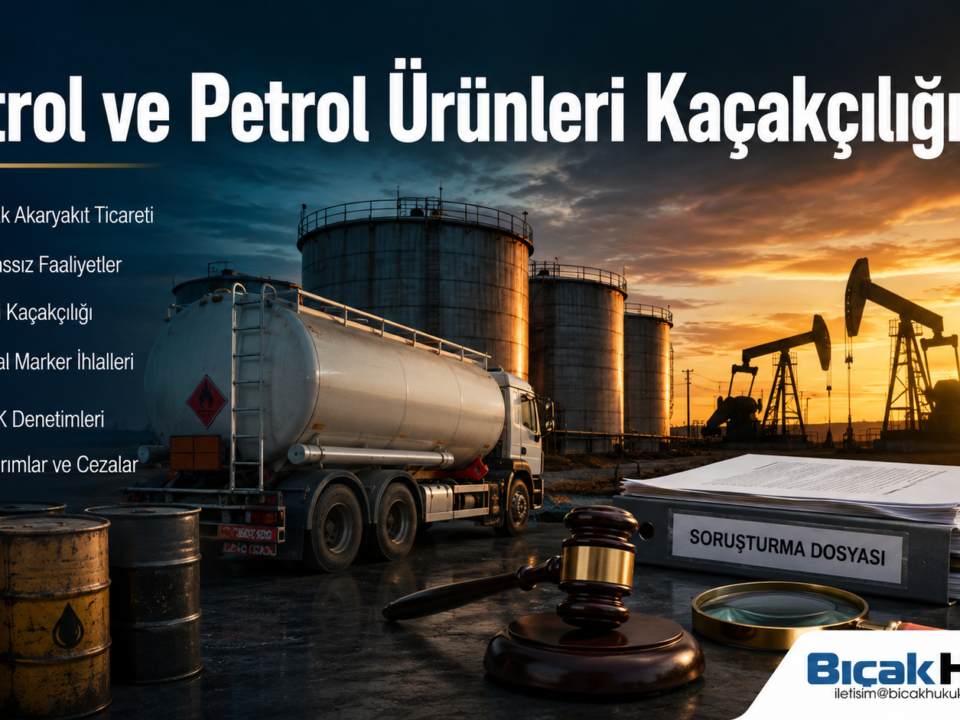 petrol ithalat ihracat transit işlemlerinde vergi kaçırma yasaklılık kısıtlılık izin lisans petrol ürünleri kaçakçılığı avukat hukuk bürosu