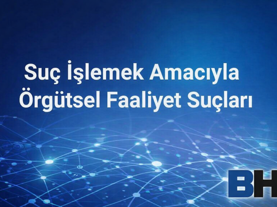 Suç Soruşturması Ceza Yargılaması Örgütsel Faaliyet Suçları Yasal Çerçeve Uygulama İşlemek Amacıyla Faaliyet örgüt mafya çete kurma yönetme