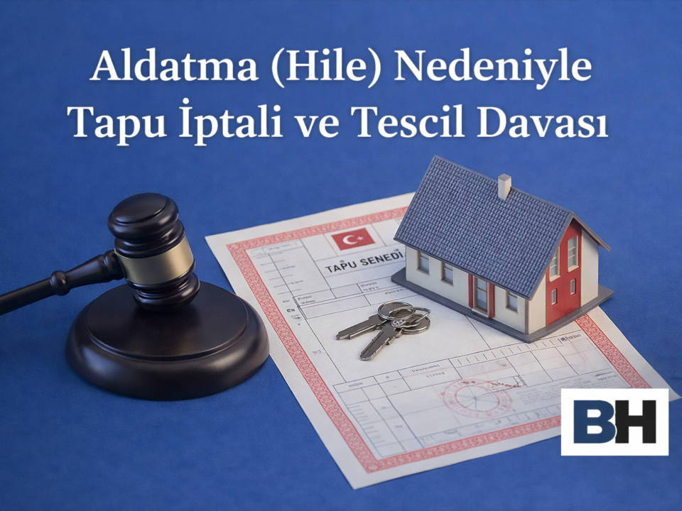 Aldatma Hile Nedeniyle Tapu İptali Tescil Davası Hak Düşürücü Süre İspat Yargıtay Uygulaması Hukuk Bürosu Avukat Gayrimenkul Taşınmaz irade