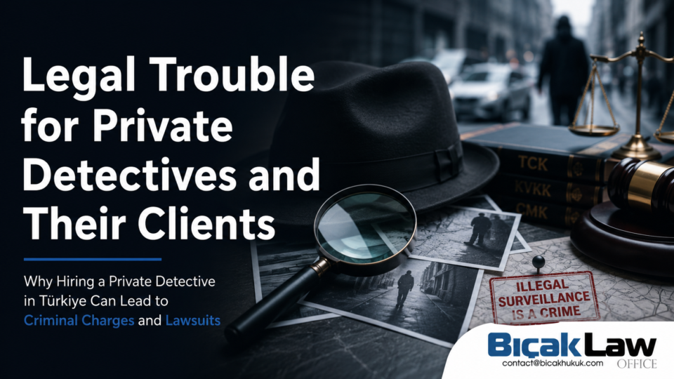 Legal Trouble illegal Detained Arrested Convicted Legal Consequences Hiring Acting Private Detective Türkiye crime offense attorney law firm
