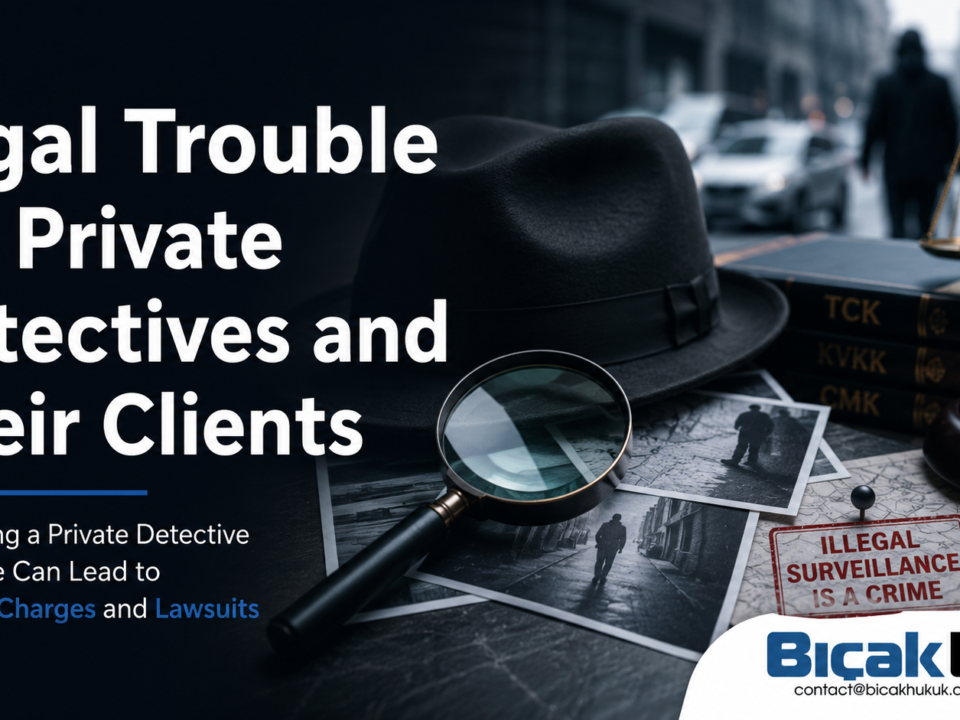 Legal Trouble illegal Detained Arrested Convicted Legal Consequences Hiring Acting Private Detective Türkiye crime offense attorney law firm