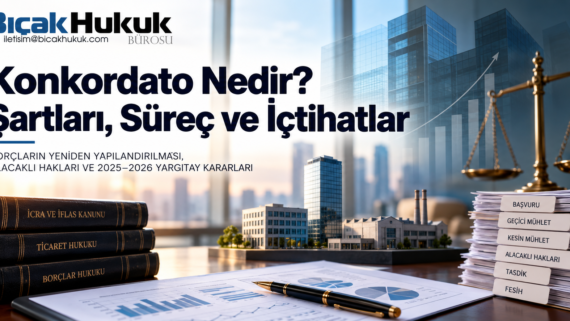 Konkordato Şartları Süreç İçtihatlar danışman hukuk bürosu avukat yönetimi Borcunu ödeme zorluğu çeken firma şirket harcı projesi komiseri