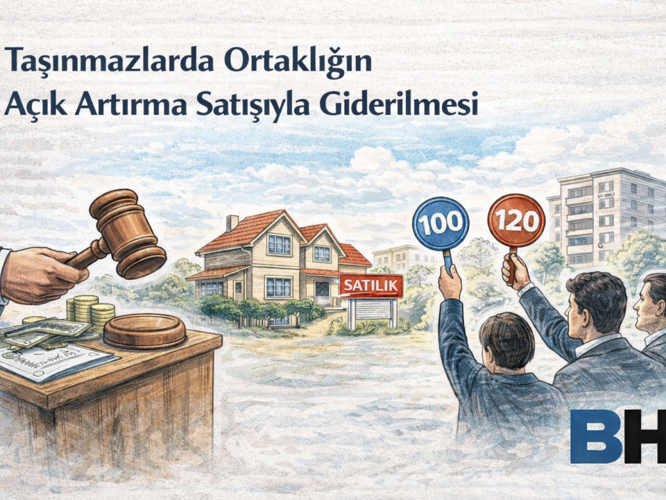 Taşınmaz açık artırma usulü UYAP online satış Ortaklığın giderilmesi davası hukuk bürosu avukat mülkiyet miras gayrimenkul tereke tapu intikal