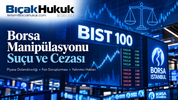 Borsa Manipülasyon Suç Ceza Hukuk Bürosu Avukat Sermaye Piyasa Kanunu operasyon soruşturma gözaltı BIST iddia dolandırıcılık dava Fon danışman