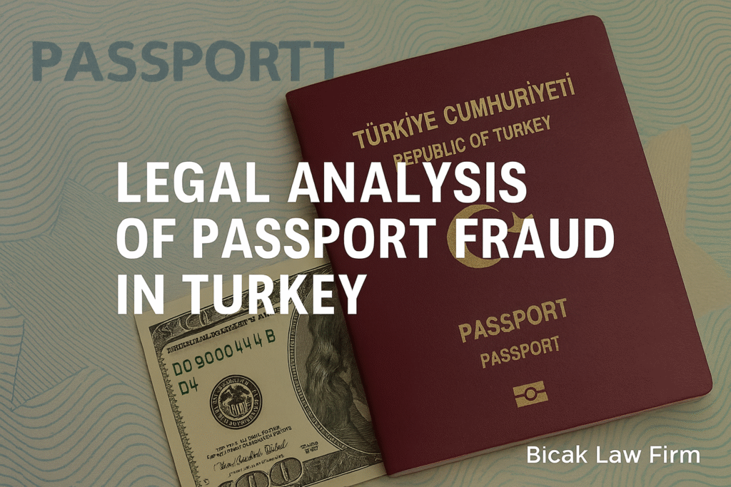 Legal Analysis Passport Fraud Forgery Turkey Method Actor Legal Consequence Security Law Firm Lawyer Attorney Solicitor fake Turkish document