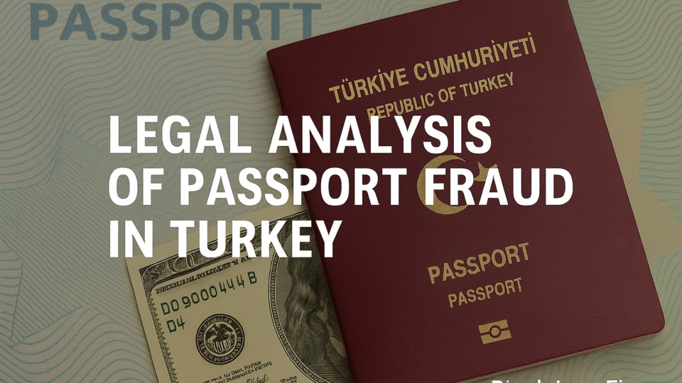 Legal Analysis Passport Fraud Forgery Turkey Method Actor Legal Consequence Security Law Firm Lawyer Attorney Solicitor fake Turkish document