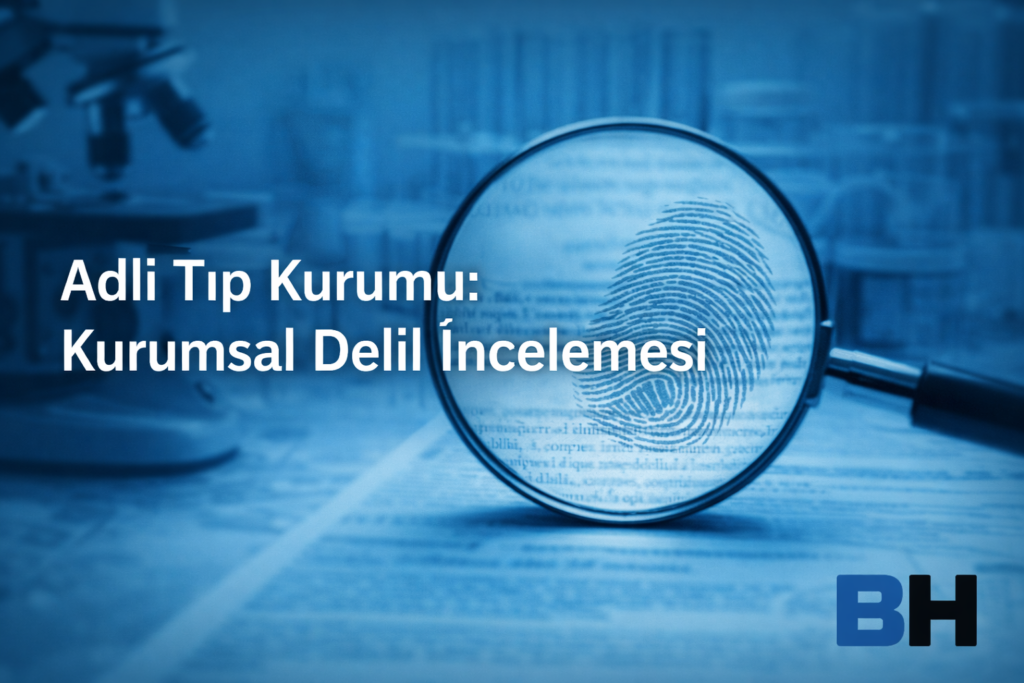 Adli Tıp Kurumu Kurumsal Delil İnceleme Bilimsellik Bağımsızlık Tarafsızlık Uygulama Pratik Rejimi Hukuk Bürosu Avukat resmi bilirkişi raporu