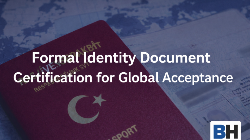 Formal Identity Document Certification Global Acceptance Passport Primary Identity Document Standard Common Pitfall Cross-Border Practice Law