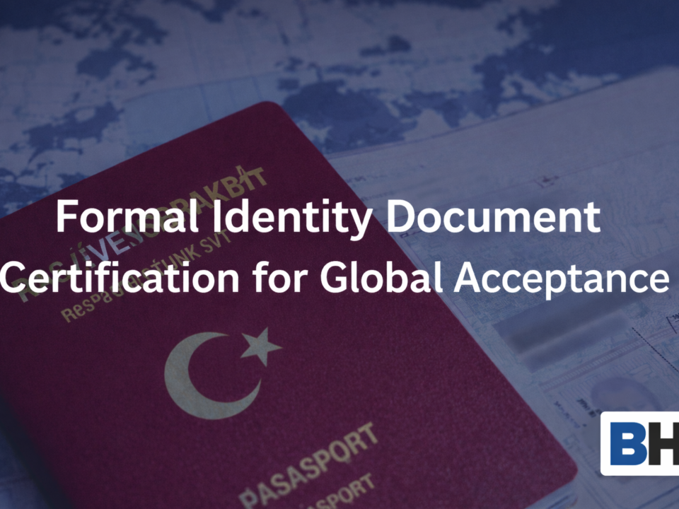 Formal Identity Document Certification Global Acceptance Passport Primary Identity Document Standard Common Pitfall Cross-Border Practice Law