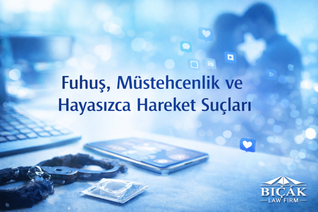 Özel Hayat Toplumsal Ahlak Ceza Hukuku Cinsellik Müstehcenlik Fuhuş Hayasızca Hareket Suçu uygunsuz cinsel ilişki Hukuk Avukat Çoklu Toplu