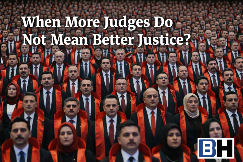 When More Judges Do Not Mean Better Justice?