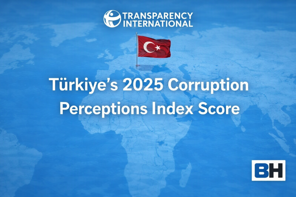 Türkiye 2025 Corruption Perception Index Score Rule of Law Governance Predictability Investment Risk Law Firm Attorney Lawyer ranking Bribery
