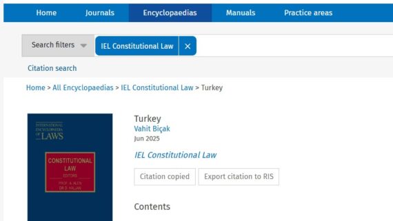 Constitution Republic Türkiye English Definitive Reference International Legal Practice Scholarship system Law Attorney framework full text