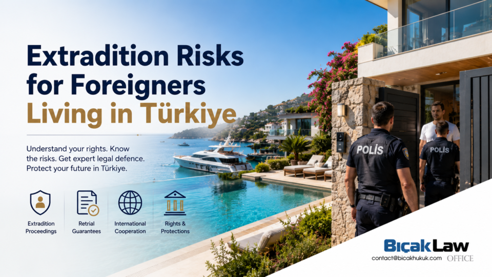 Foreigner living investing working studying Türkiye extradition risk scriminal allegation convictions arrest request Lawyer Attorney Law Firm