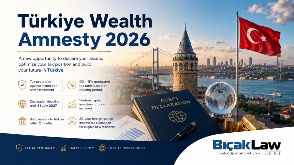 Türkiye Wealth Amnesty 2026 Turkey New Asset Peace Regime Legal Guide to Asset Repatriation Cross Border Wealth Structuring Law Firm Attorney