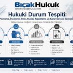 Hukuki Durum Tespiti Kavram İlkeler Metodoloji Uygulama Alanları Risk Yönetimi Uygulama Esasları Avukat Hukuk Bürosu Legal Due Diligence Adil