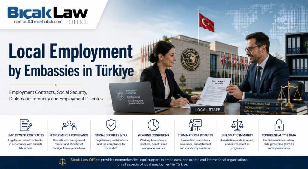 Local Staff Employment Embassy Türkiye Comprehensive Guide Labour Law Diplomatic Immunity Employment Disputes Contract Firm mission employees