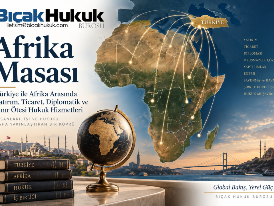 Bıçak Hukuk Afrika Masası Türk şirket yatırım ticaret sözleşme tahkim uyum diğer hukuki ihtiyaç sınır ötesi hukuki destek avukat Avukatlık Hak